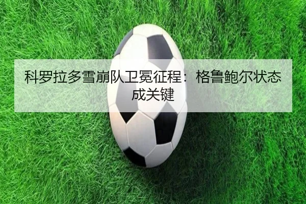 科罗拉多雪崩队卫冕征程：格鲁鲍尔状态成关键